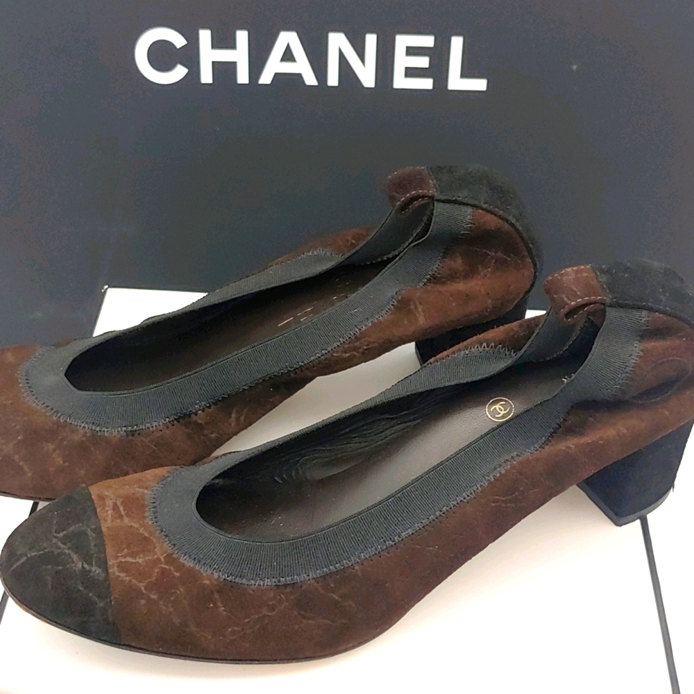 Chanel Spirit Cap Toe Pumps